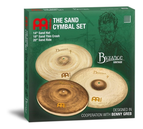 Meinl Byzance Vintage Sand Cymbal Set 