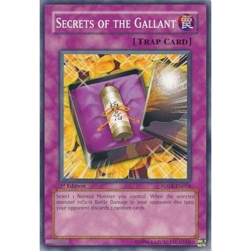 Secrets Of The Gallant (fotb-en054) Yu-gi-oh!