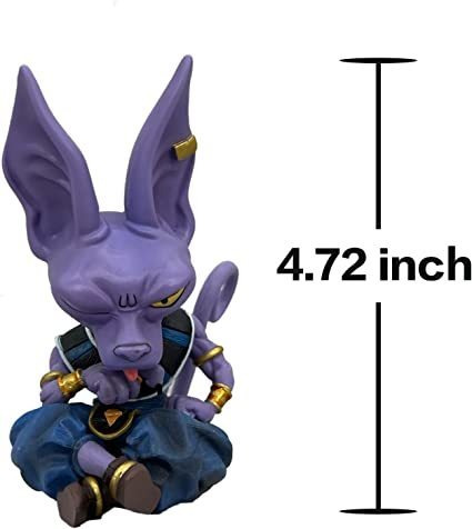 Imagen 2 de 6 de Figuras De Acción De Anime Dbz Beerus Figuras Modelo Muñeca