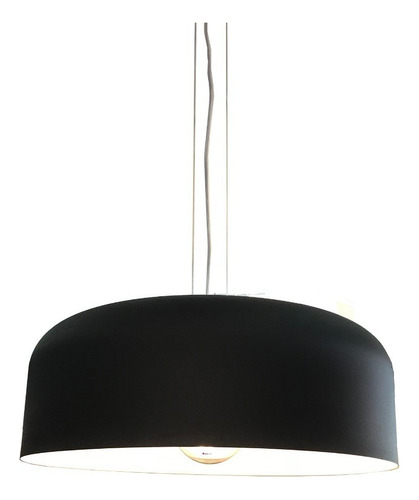 Colgante Negro 60cm 1 Luz Led Ideal Living Comedor 