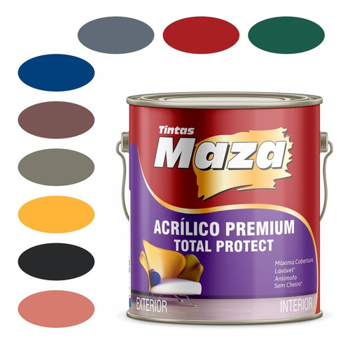 Tinta Para Parede Fosca Total Protect Lavável Antimofo 3,2l