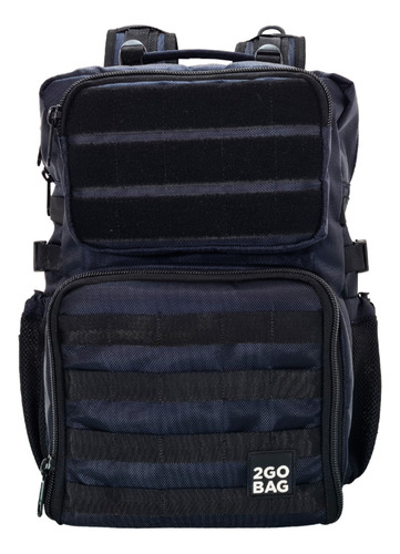 Bolsa Térmica Mochila Reversível 2 Em 1 Concept 2gobag Navy Cor Azul-escuro