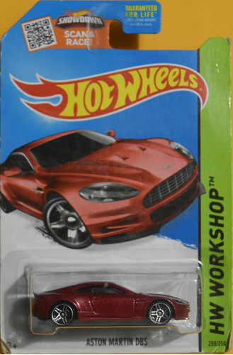 Hot Wheels Aston Martin Dbs  #250 Rojo