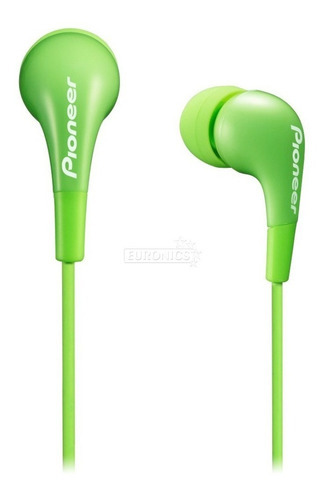 Audifonos Pioneer Se-cl502 Silicon Graves Potentes Colores Color Verde