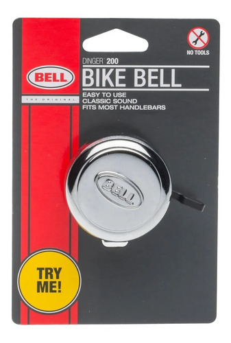 Imagen 1 de 3 de Corneta O Timbre Para Bicicletas Bell Dinger 200