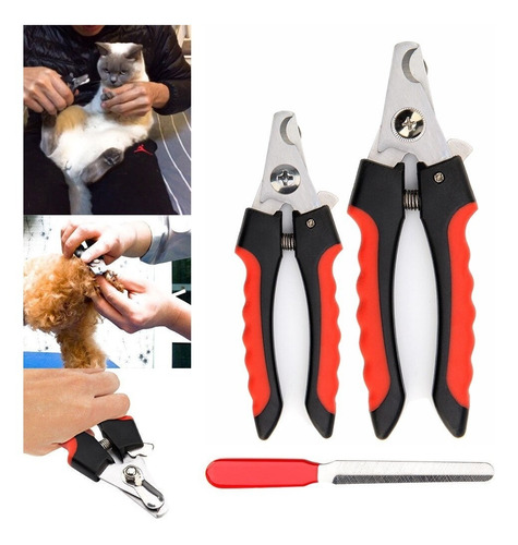 Imagen 3 de 3 de Corta Uñas Pinzas Tijeras Para Mascotas Perros Y Gatos