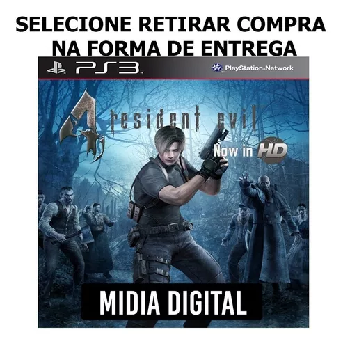 Resident Evil 4 Hd - Jogos Ps3 Psn Envio Rápido