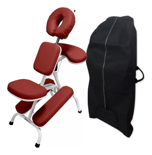 Kit Cadeira Quick Massage Shiatsu Legno Com Bolsa Transporte