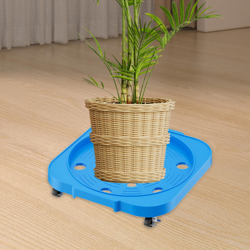 Soporte Móvil For Tanques De Gas Con Base Resistente Azul Y