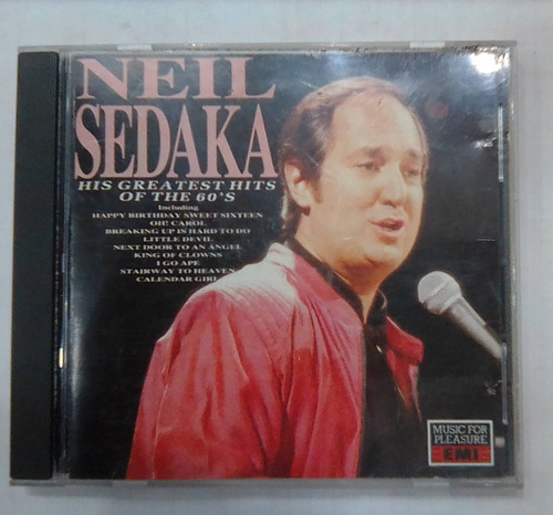 Neil Sedaka. His Greatest Hits. Cd Usado. Qqb.