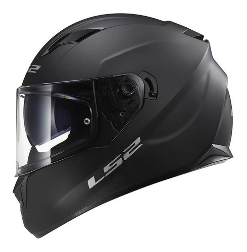 Capacete Ls2 Ff320 Stream Monocolor Preto Fosco