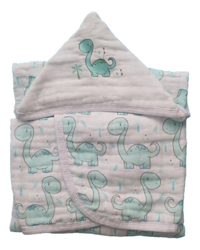 Toalha De Banho Swaddle Macia Para Bebê Com Capuz