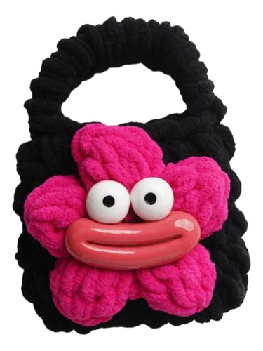 4 Funda Para Auriculares, Hecha A Mano, De Punto, Minibolso