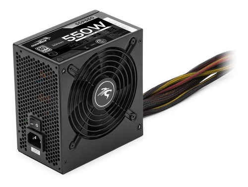 Imagen 2 de 3 de Fuente de alimentación para PC Sentey Solid Power Series SDP550 550W negra 220V