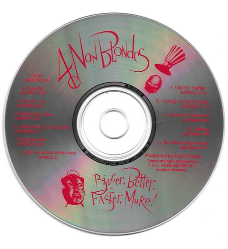 Cd 4 Non Blondes - Bigger, Better, Faster, More!