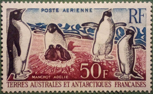 Imagen 3 de 3 de Antártida Francesa. Serie: Fauna. Año: 1962. Raras