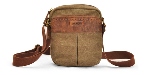 Morral Lincolns Con Combinacion De Tela Y Cuero