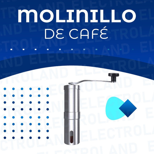 Imagen 2 de 10 de Molinillo Cafe Manual Grano Moledor Triturador Acero Inoxida