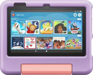 Tableta Amazon Fire 7 Kids 3-7 Años Wifi 16gb 2022 Colores Color Purple