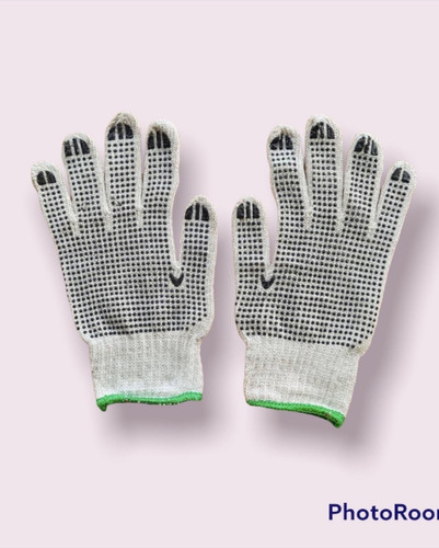 Guantes Tejidos Con Puntos De Pvc 600 Grs.