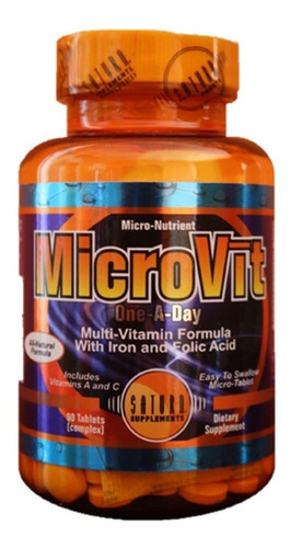 Microvit Saturn Supp Multivitaminico Con Hierro Made In Usa