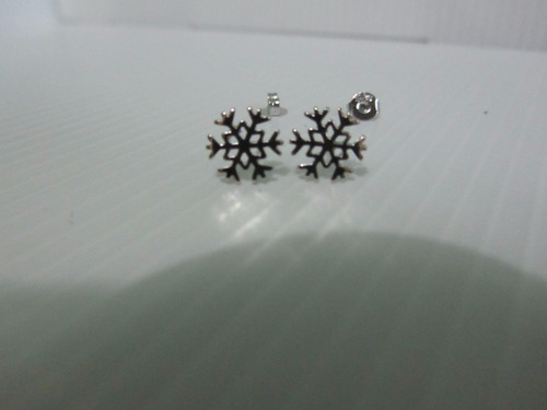 Imagen 7 de 7 de Aretes Frozen Nieve Escarcha Copo Cristal D Hielo Ramifi Aym