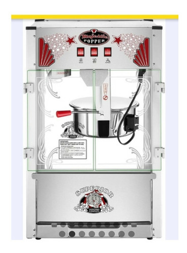 Máquina De Palomitas De Maíz 16 Onzas Industrial Uso Rudo