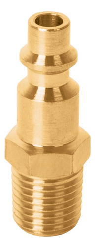 Conector Rápido Latón Npt 1/4 Macho Truper 19083