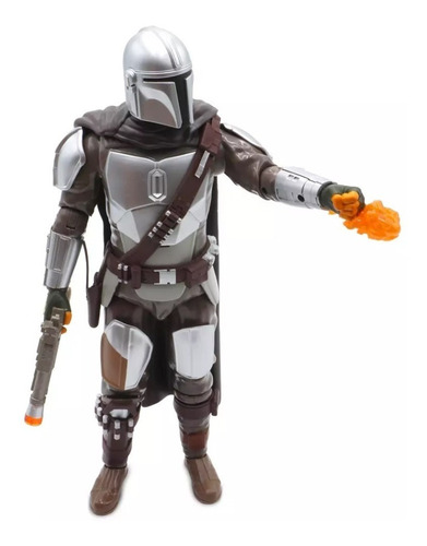 Imagen 4 de 5 de Figura Interactiva Star Wars Mandalorian 35 Cm Original