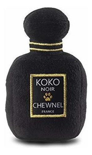 Peluche Para Perro Parodia Perfume Koko Noir Chewnel Negro