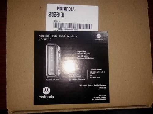 Cable Módem Router Motorola Docsis 3.0 Intercable Netuno