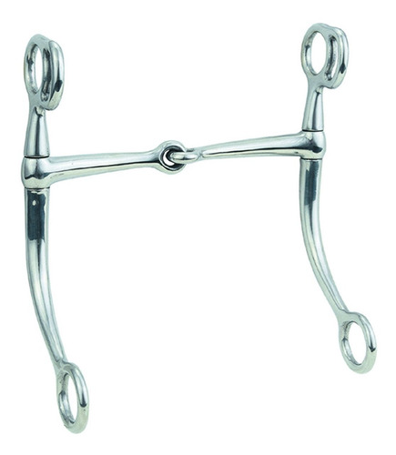 Leather Proyecto Bit Tom Thumb Snaffle Boca Acero Inoxidable