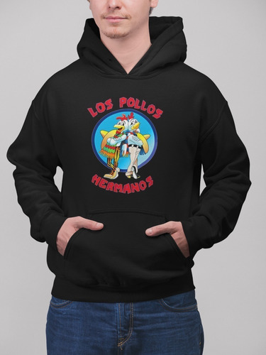 Poleron Breaking Bad Pollos Hermanos Algodon Estampado Invie