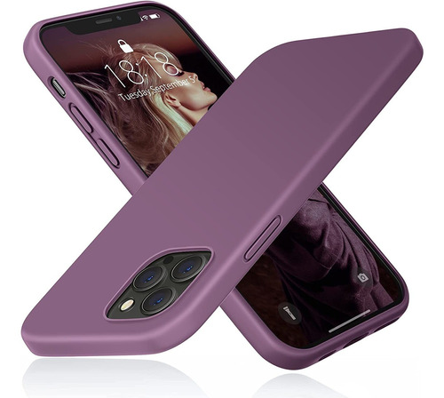 Funda Dtto Para iPhone 12/12 Pro 6.1 2020 (morado Oscuro)