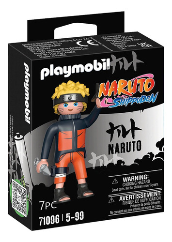 Figura Armable Playmobil Naruto Shippuden Con 7 Piezas