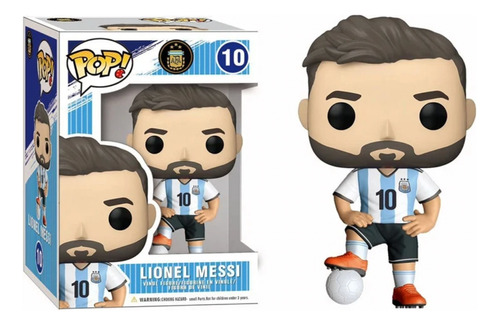 Figura Lionel Messi Coleccion Mundial Futbol Funko Muñeco