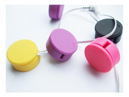 2 Piezas Enrolladores Auriculares Cordónes Compatibilidad