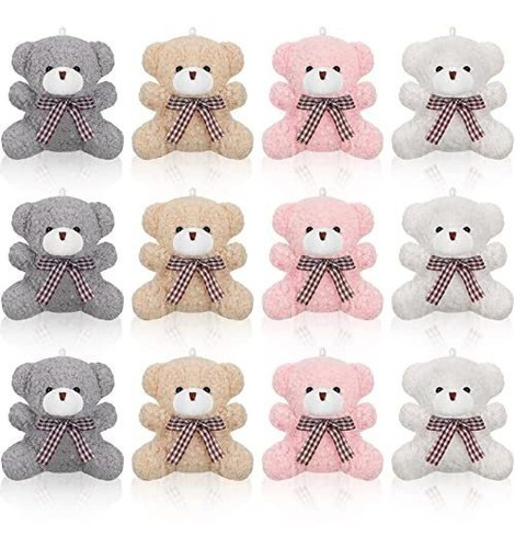 12 Pcs 4 Inch Plush Mini Oso De Animales Conejo De D259l