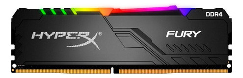 Memoria Ram Gamer 8gb Hyperx Fury Black Rgb Ddr4 3600 Dimm 