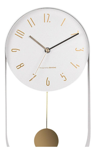 Movimiento De Barrido De Relojes De Pared De Cocina Blanco.