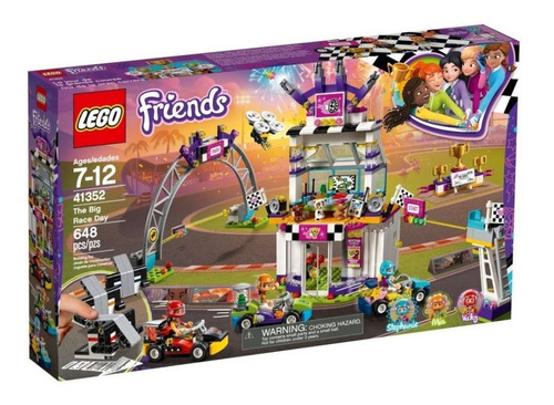 Lego Friends El Día De La Gran Carrera De Autos 648 Piezas