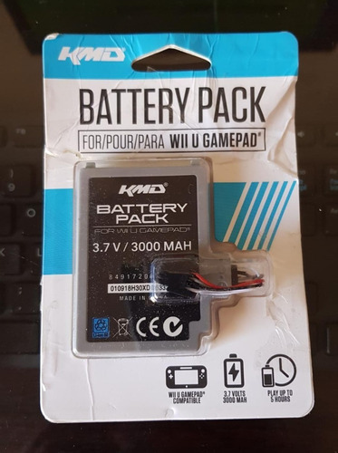 Bateria Para Gamepad De Wii U Con Caja Abierta Kmd 50% Descu