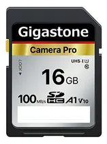 Comprar Gigastone 16gb Tarjeta Sd De Memoria Sdhc (1 Minicaja, Hasta 100 Mb\u002Fs, Para Cámaras Digitales, Canon, Sony, Nikon, Olympus, Full Hd, Grabación De Vídeo Uhs-i U1, V10, Clase 10)