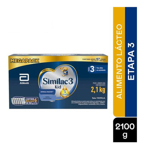 Similac Formula Para Bebé En Polvo Etapa 3 Con 5hmos 2.1 Kg