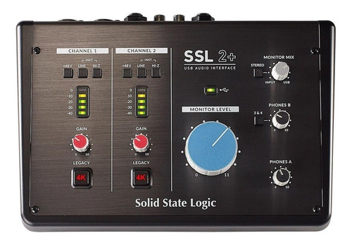 Imagem 1 de 2 de Interface de áudio Solid State Logic SSL 2+