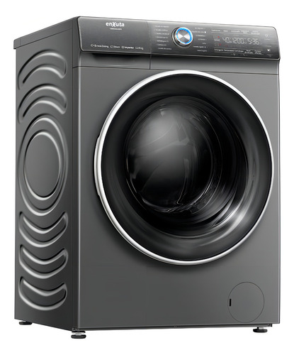 Lavaseca Enxuta C/front Inv 12kg Titanium 16128s