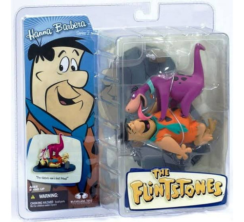 Boneco Flintstones Fred E Dino Mcfarlane Toys Hanna Barbera 