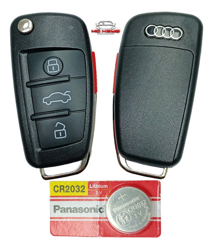 Carcasa Llave Control Audi A1 A3 A4 A6 Tts3 S4 Q5 Q7 Y Pila