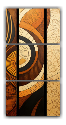 45x90cm Cuadro Decorativo Abstracto Inspirado En Nativos Ame