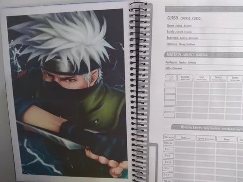 Sketchbook/caderno Para Desenhar Kakashi Naruto